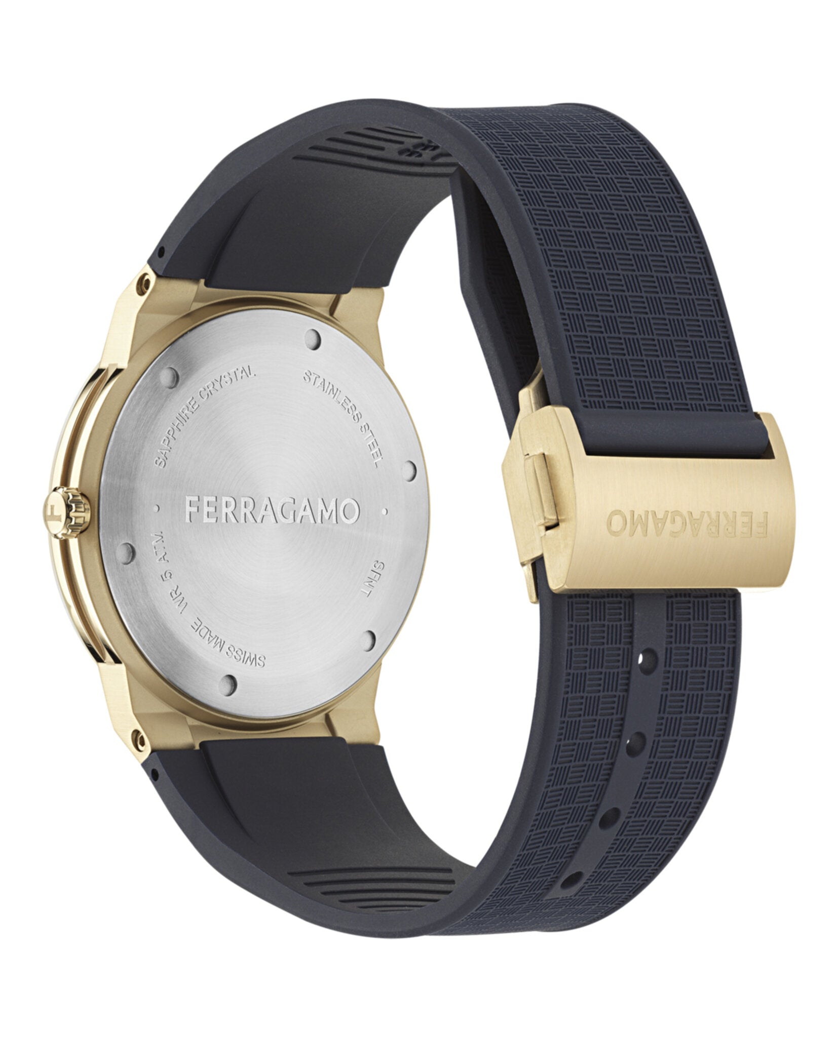 Ferragamo Sapphire Logo Recycled PU Watch