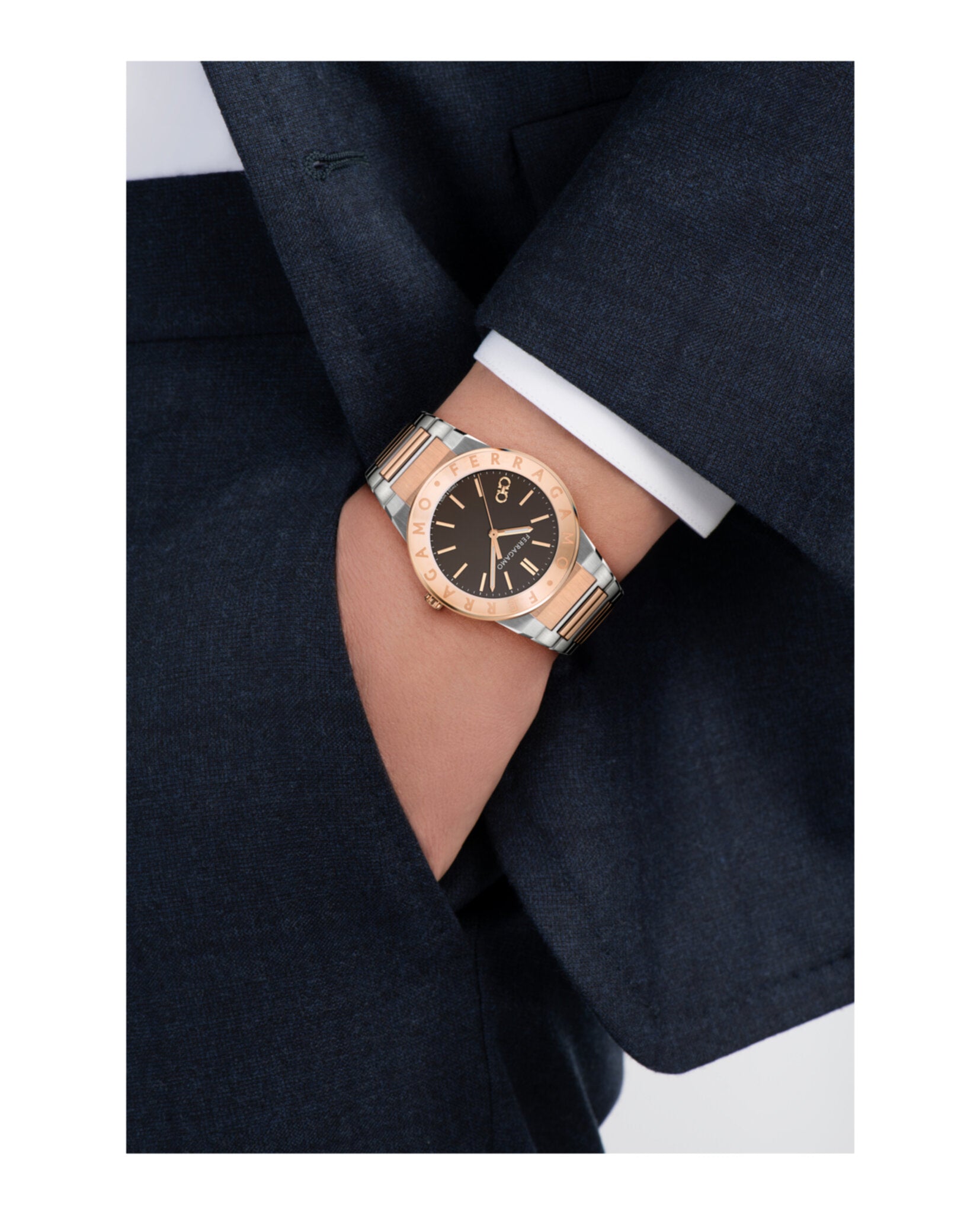 Ferragamo Sapphire Logo Bracelet Watch