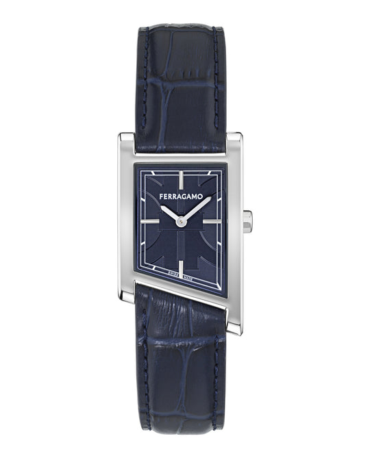 Ferragamo Asymetrique Leather Watch