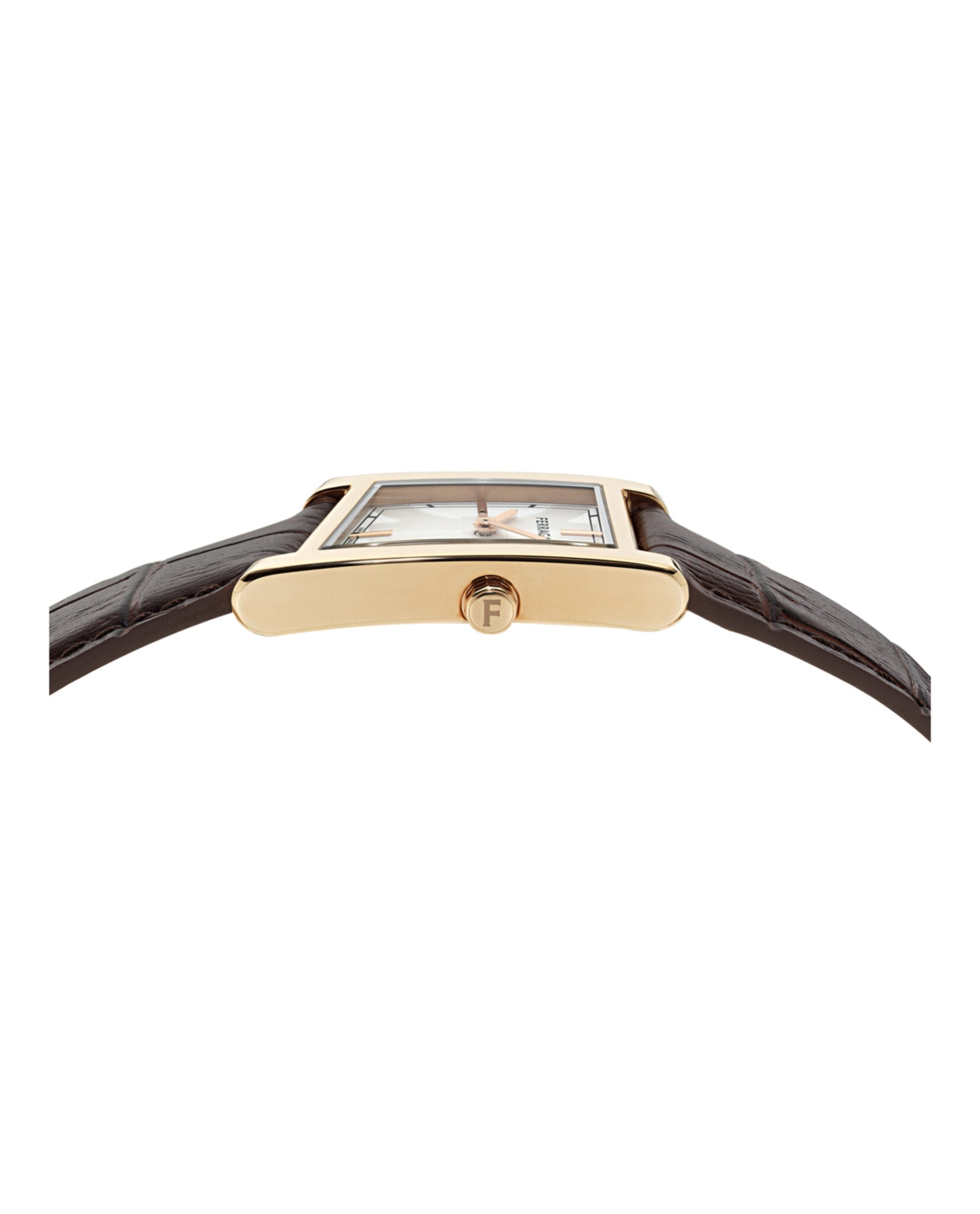 Ferragamo Asymetrique Leather Watch