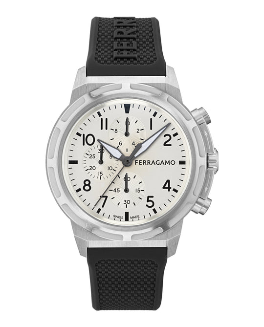 Ferragamo Sport Chrono Silicone Watch