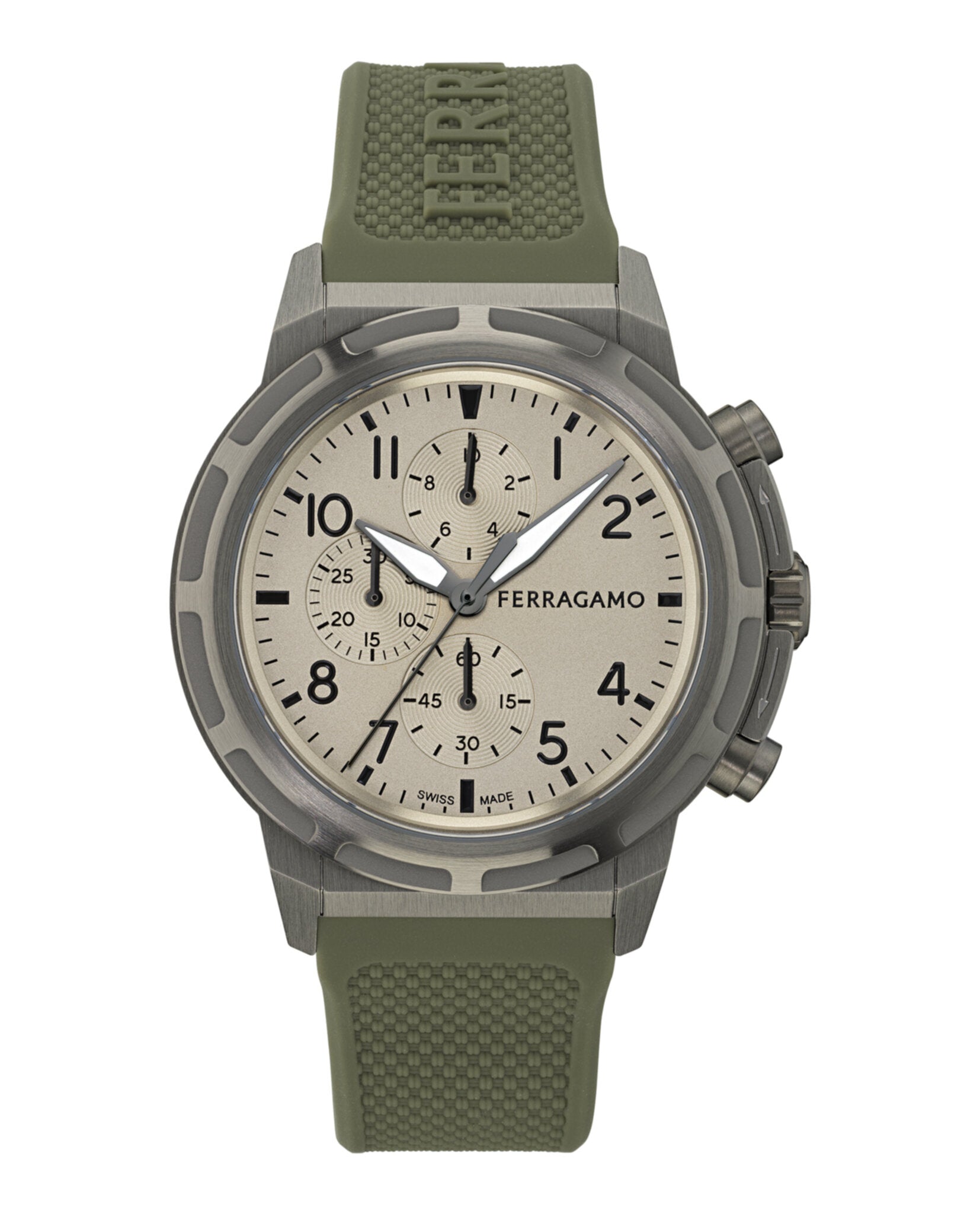 Ferragamo Sport Chrono Silicone Watch
