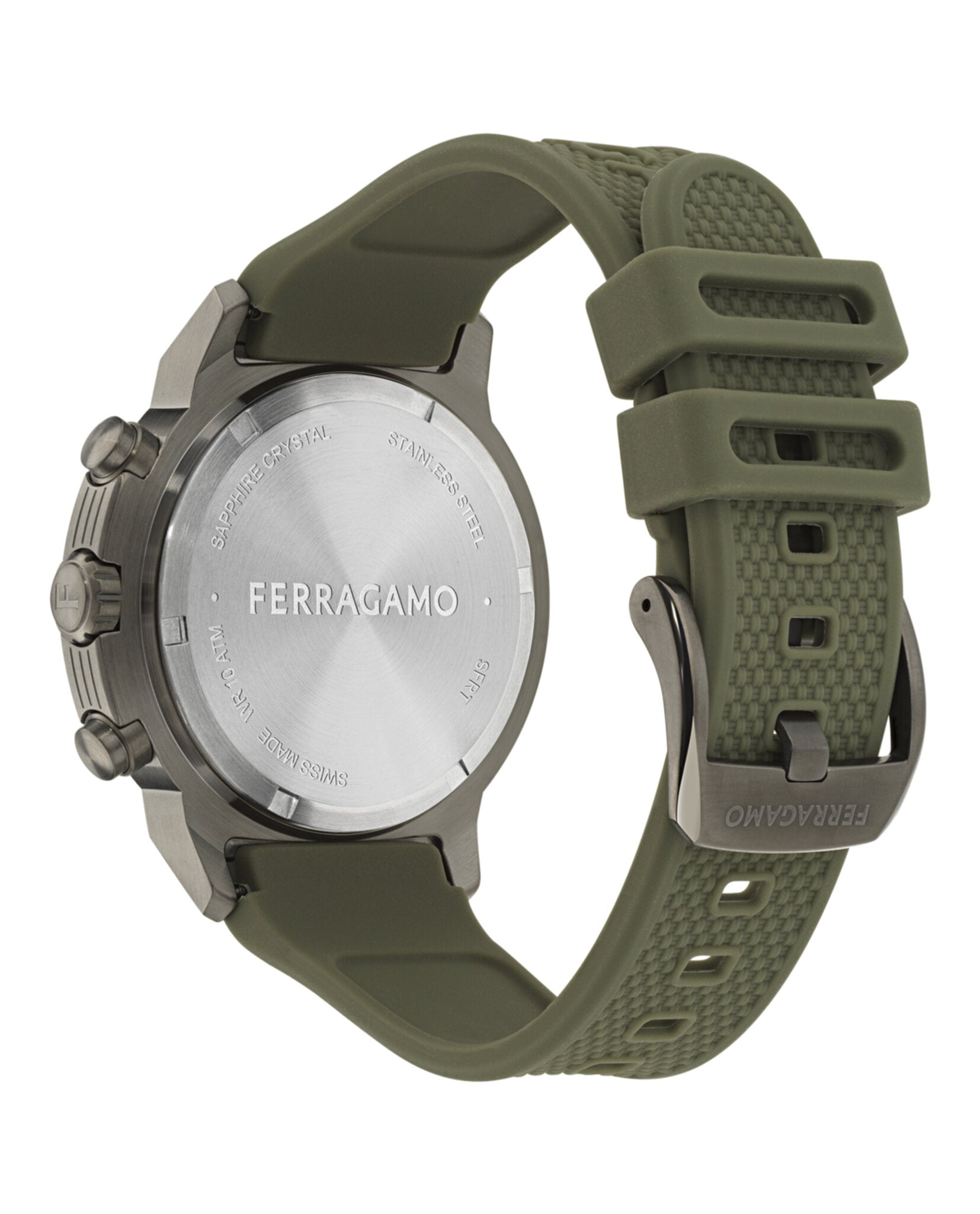 Ferragamo Sport Chrono Silicone Watch
