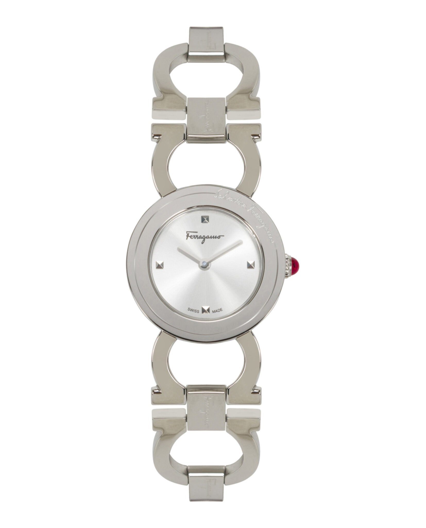 Double Gancini Bracelet Watch