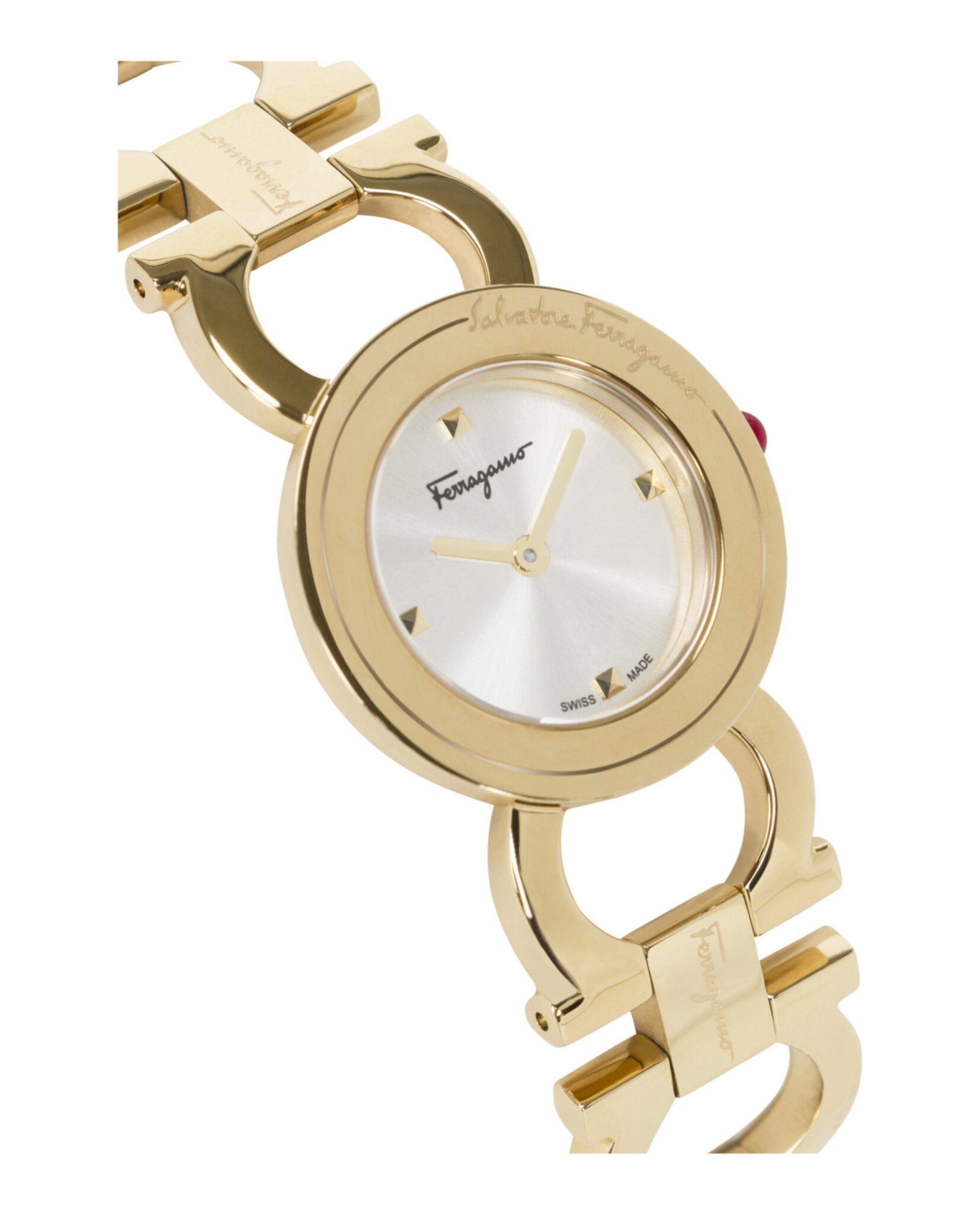 Double Gancini Bracelet Watch