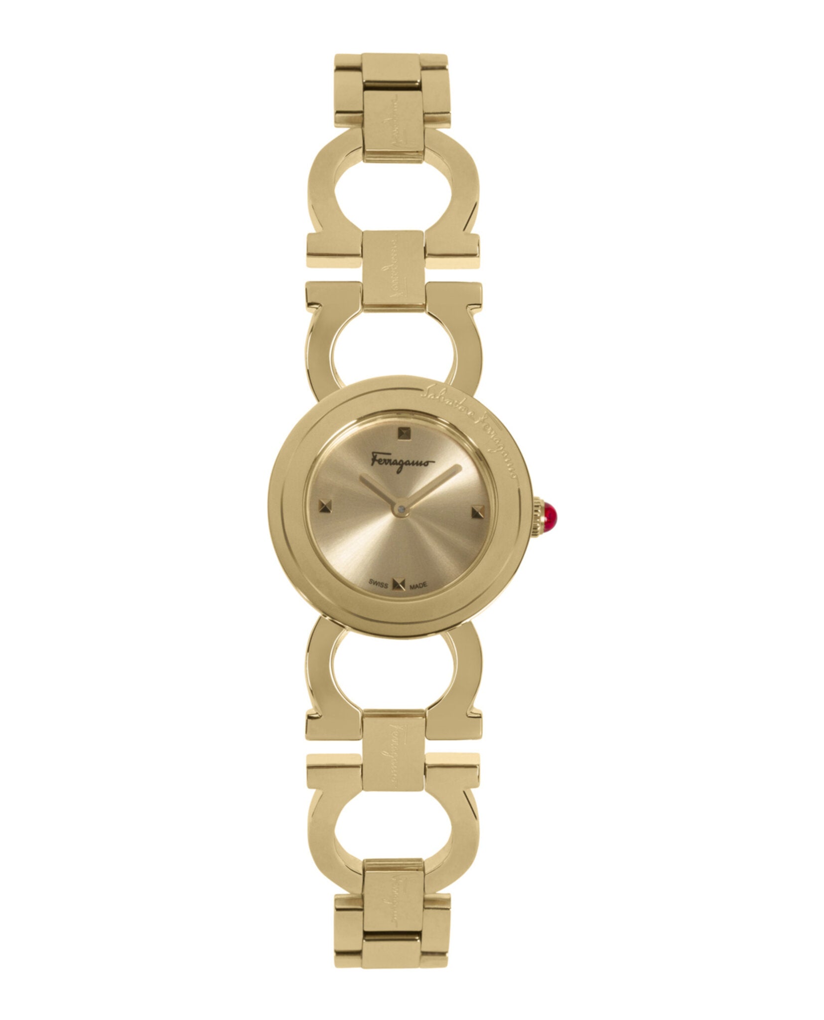 Double Gancini Bracelet Watch