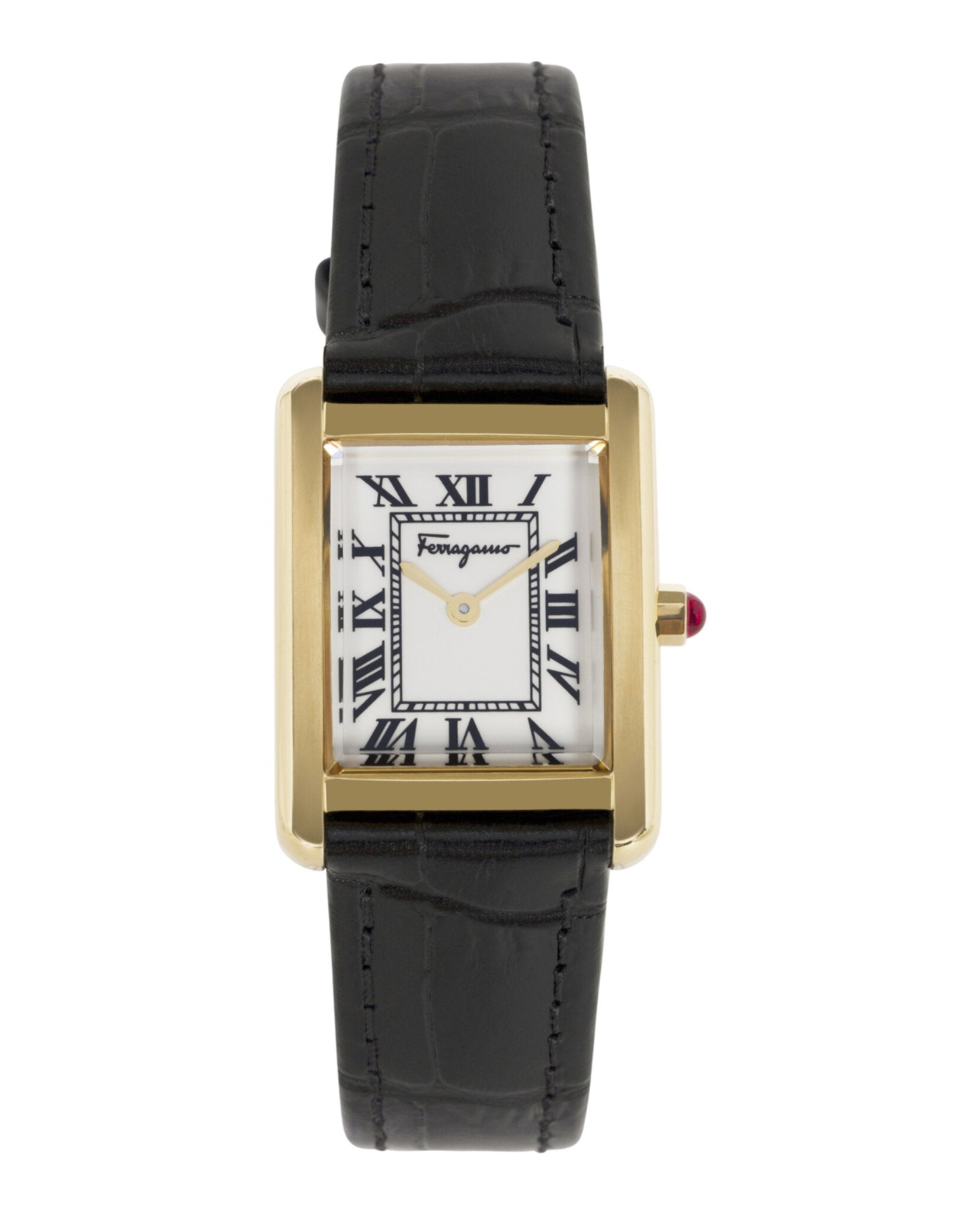 Ferragamo Portrait Leather Watch