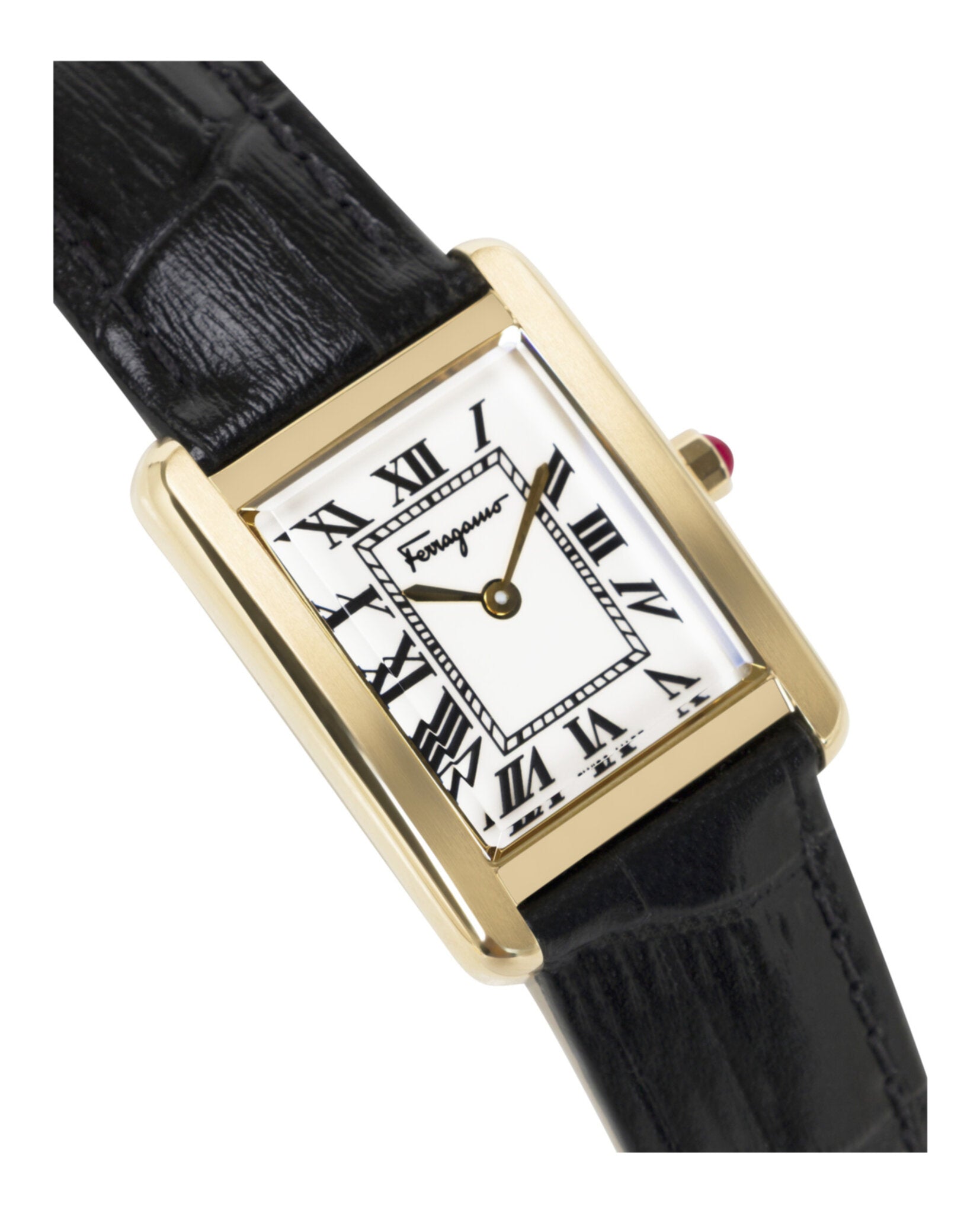 Ferragamo Portrait Leather Watch