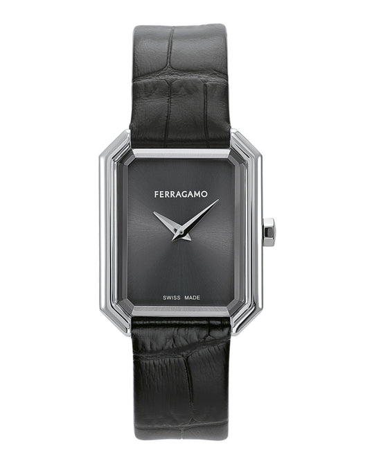 Ferragamo Crystal Leather Watch