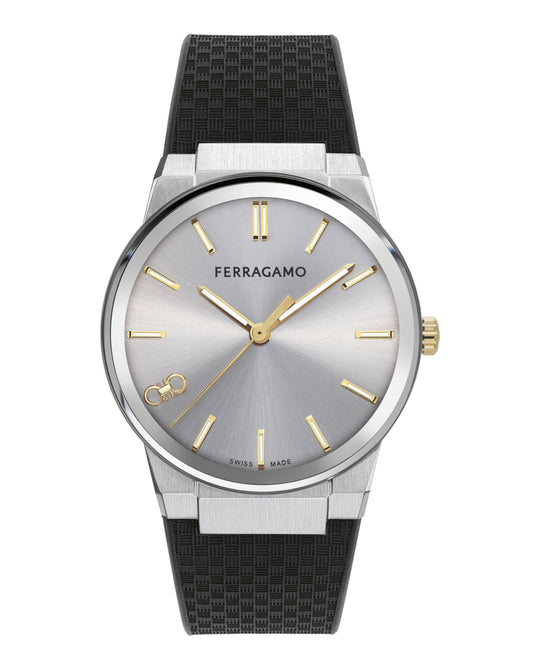 Ferragamo Infinity Sapphire Silicone Watch