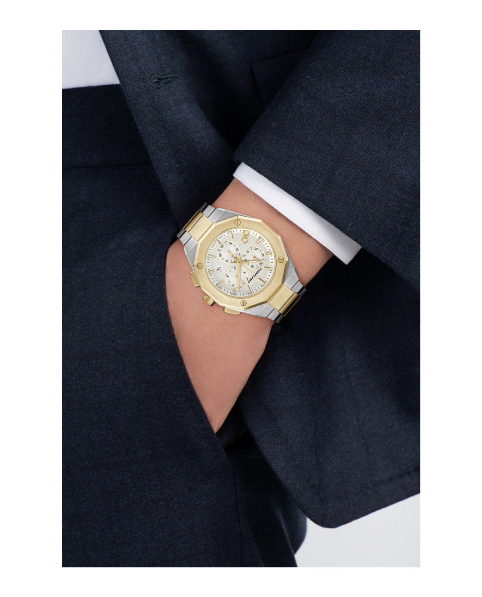 Ferragamo Edge Chrono Bracelet Watch