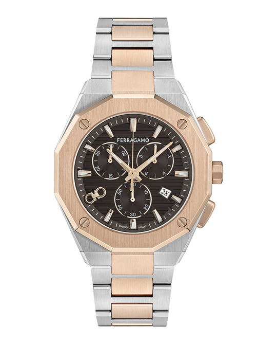 Ferragamo Edge Chrono Bracelet Watch