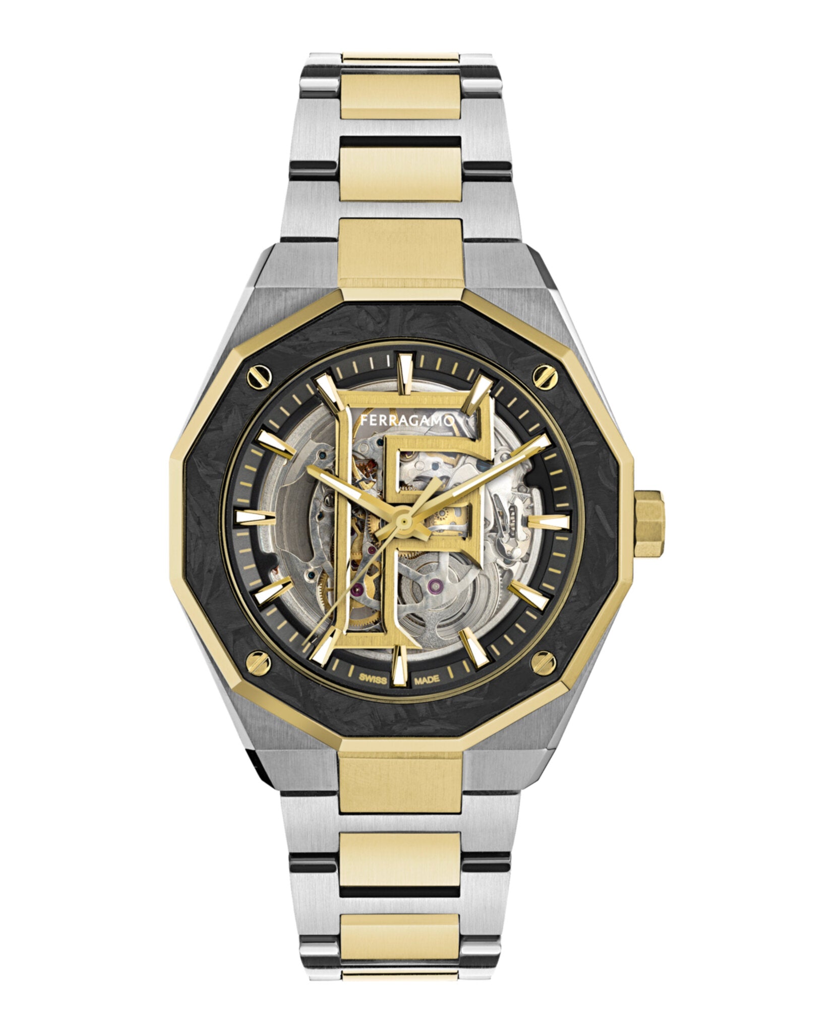 Ferragamo Edge Skeleton Automatic Watch