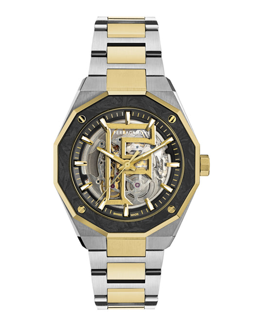 Ferragamo Edge Skeleton Automatic Watch