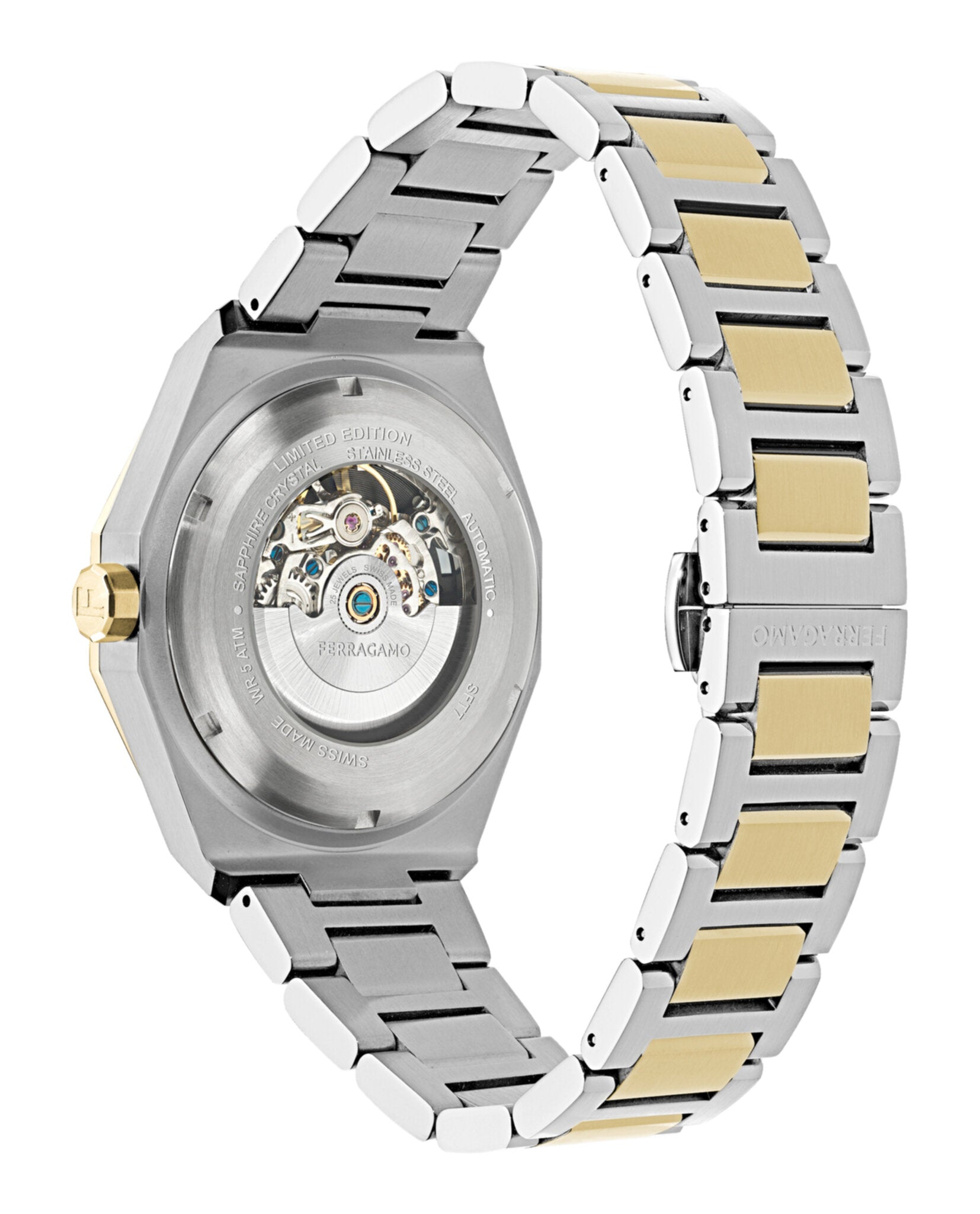 Ferragamo Edge Skeleton Automatic Watch