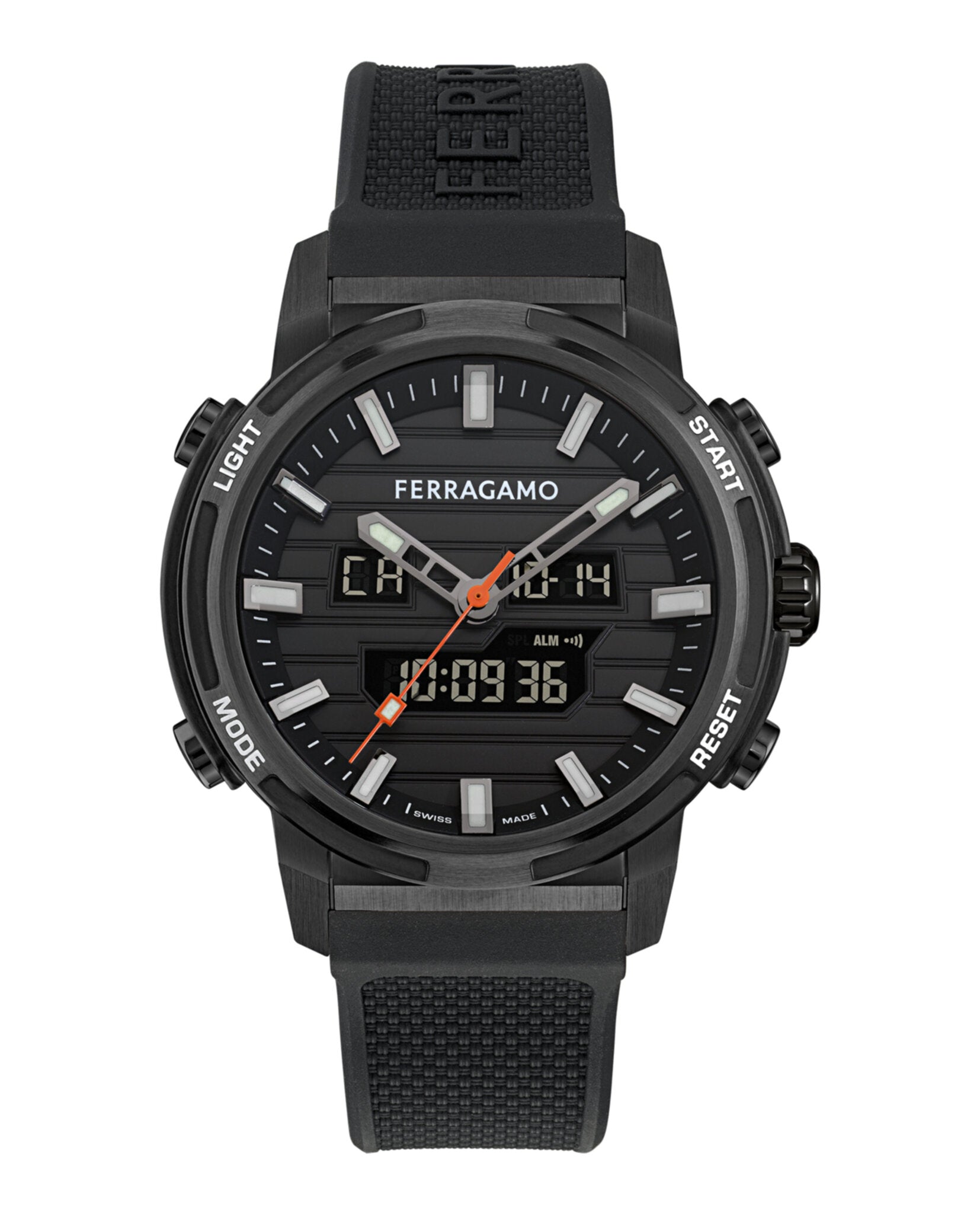 Ferragamo Sport Anadigit Silicone Watch