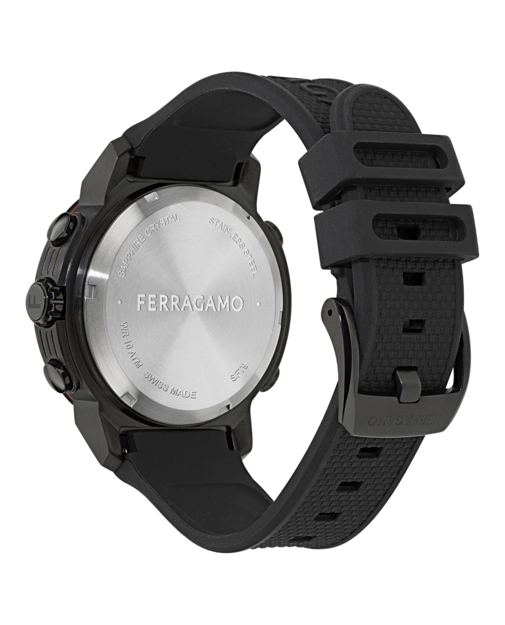 Ferragamo Sport Anadigit Silicone Watch