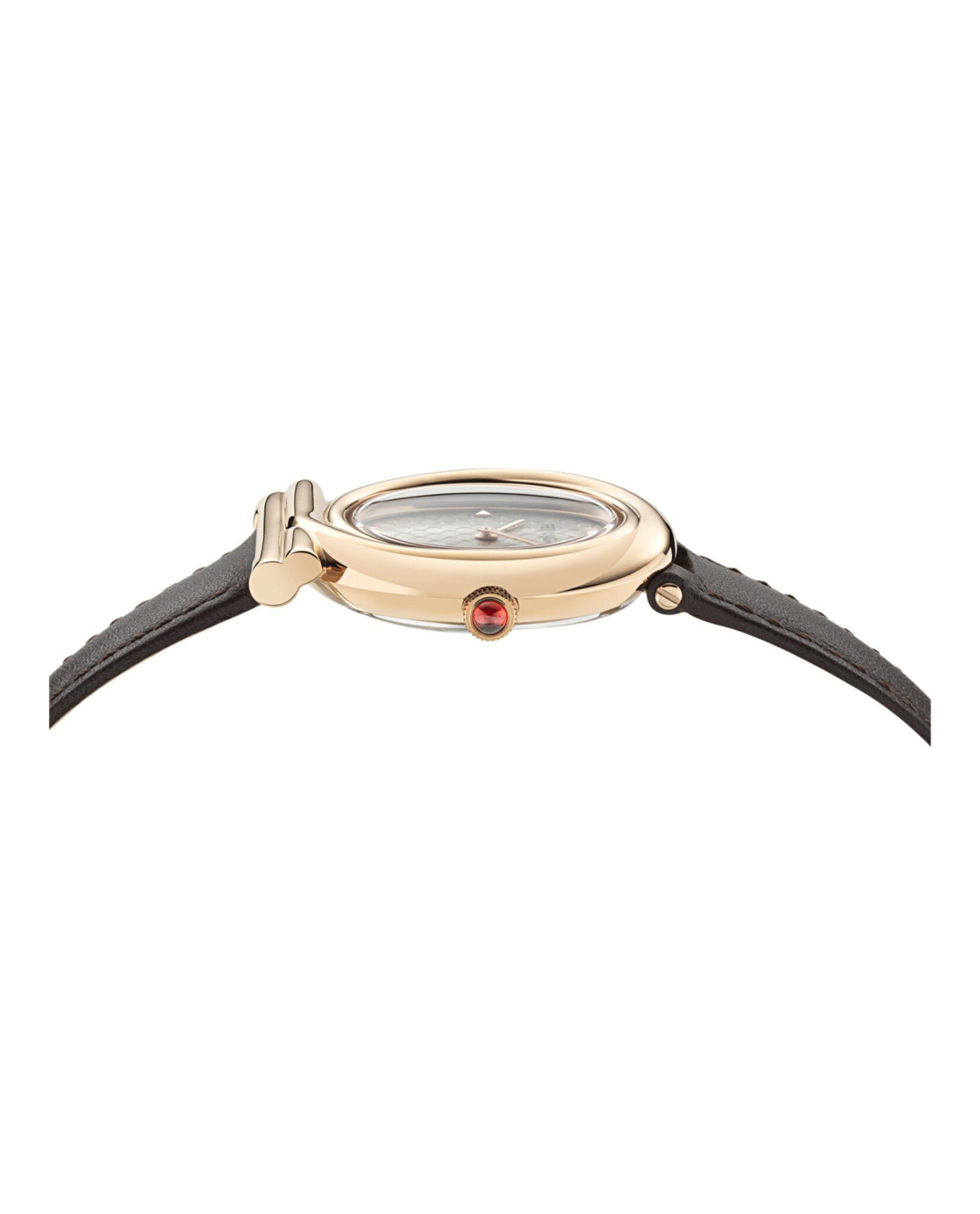Gancini Twisted Leather Watch