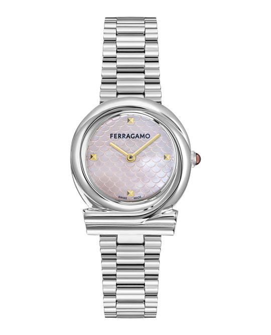 Gancini Twisted Bracelet Watch