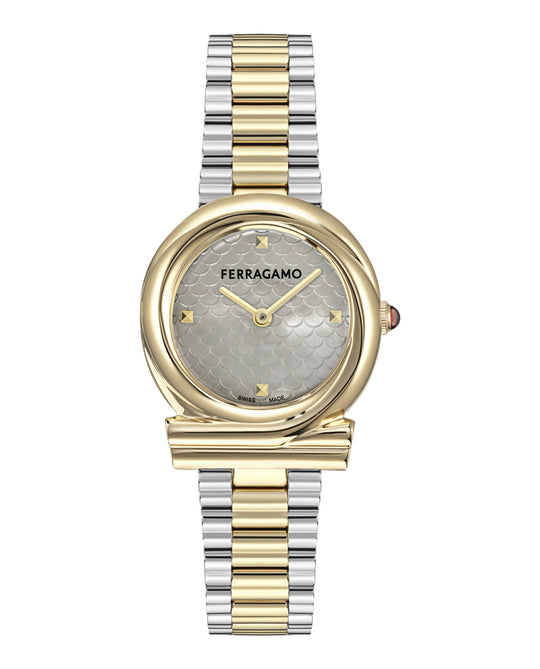 Gancini Twisted Bracelet Watch