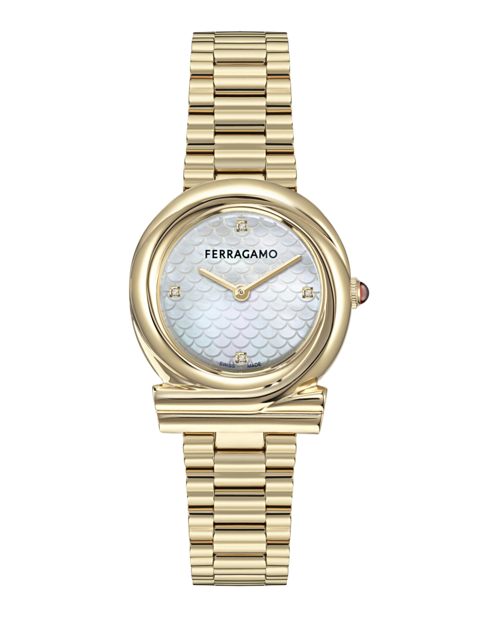 Gancini Twisted Bracelet Watch