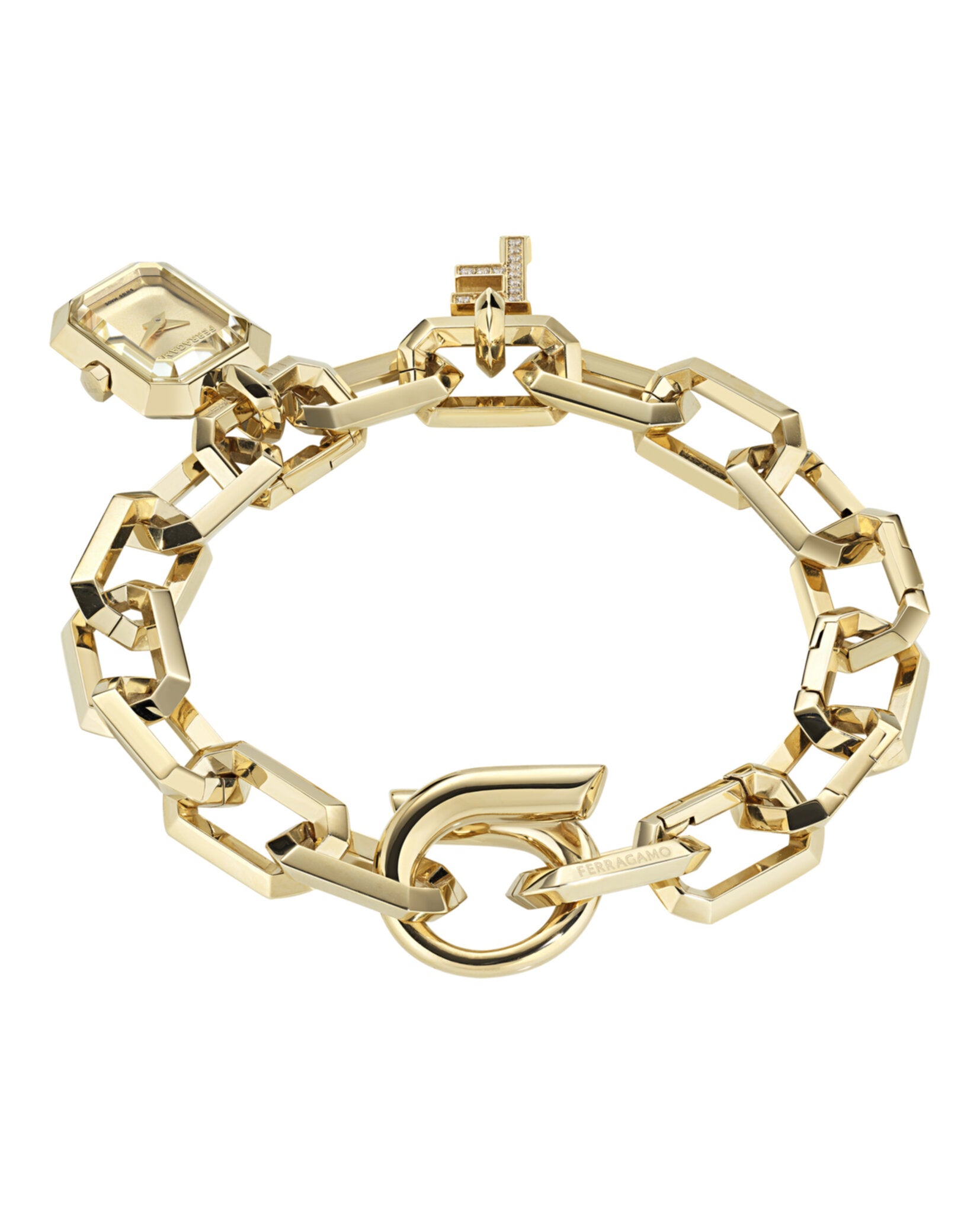 Ferragamo Charm Diamond Watch