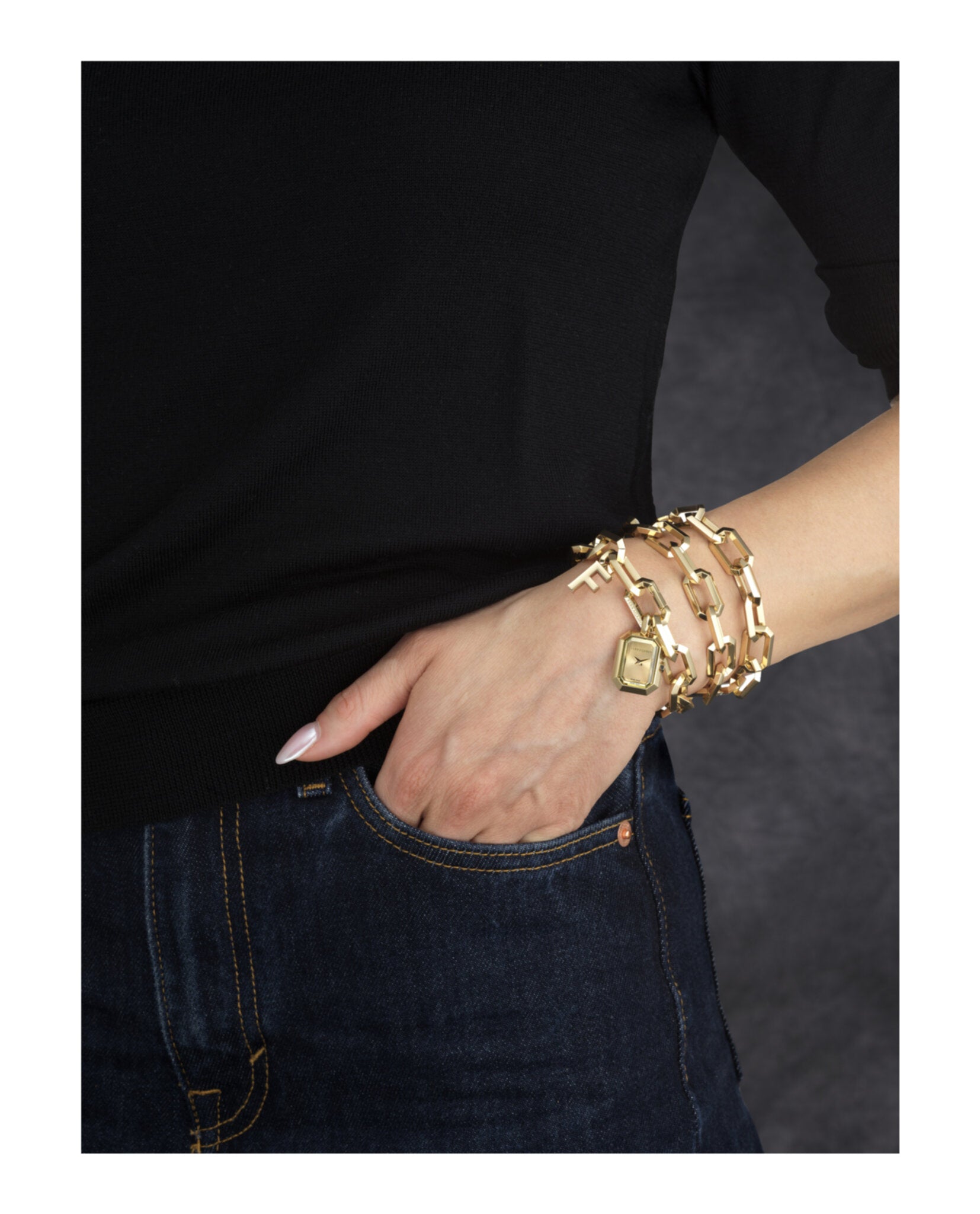 Ferragamo Charm Necklace Watch