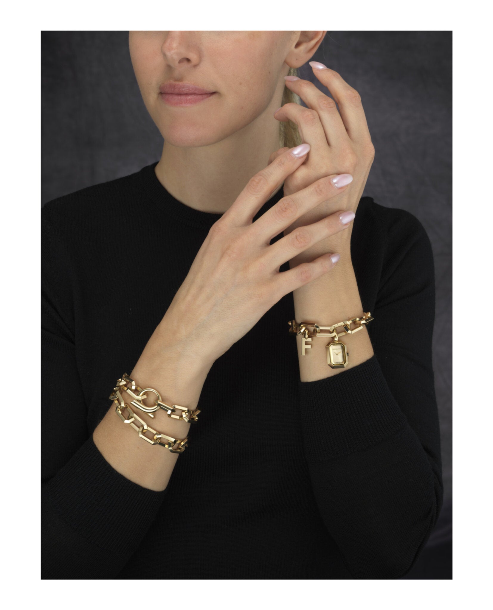 Ferragamo Charm Necklace Watch