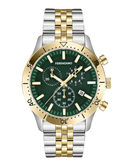 Ferragamo Master Chrono Bracelet Watch