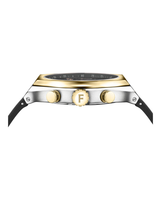 Ferragamo Tonneu Chrono Silicone Watch