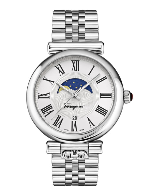 Ferragamo Ora Moonphase Bracelet Watch