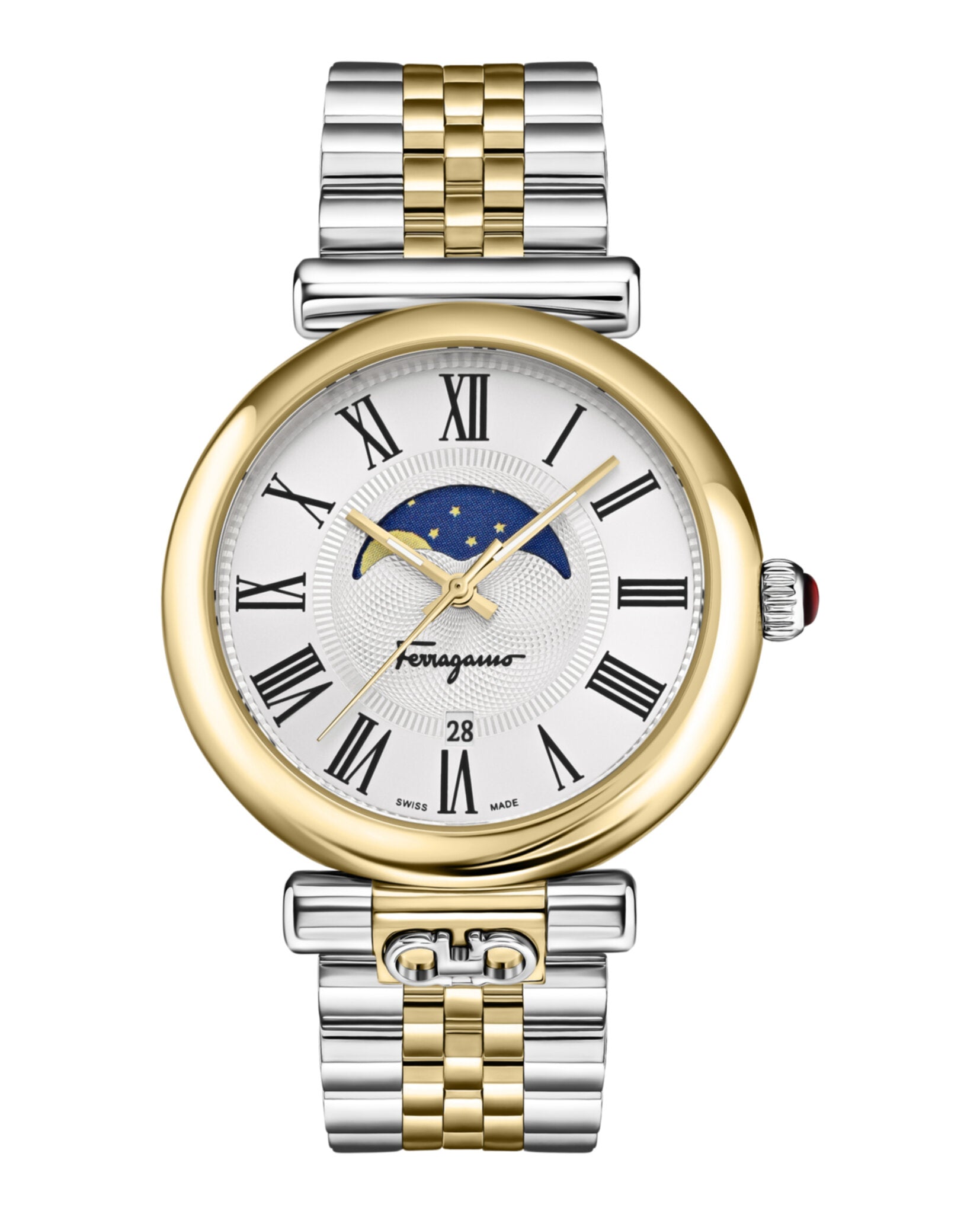 Ferragamo Ora Moonphase Bracelet  Watch