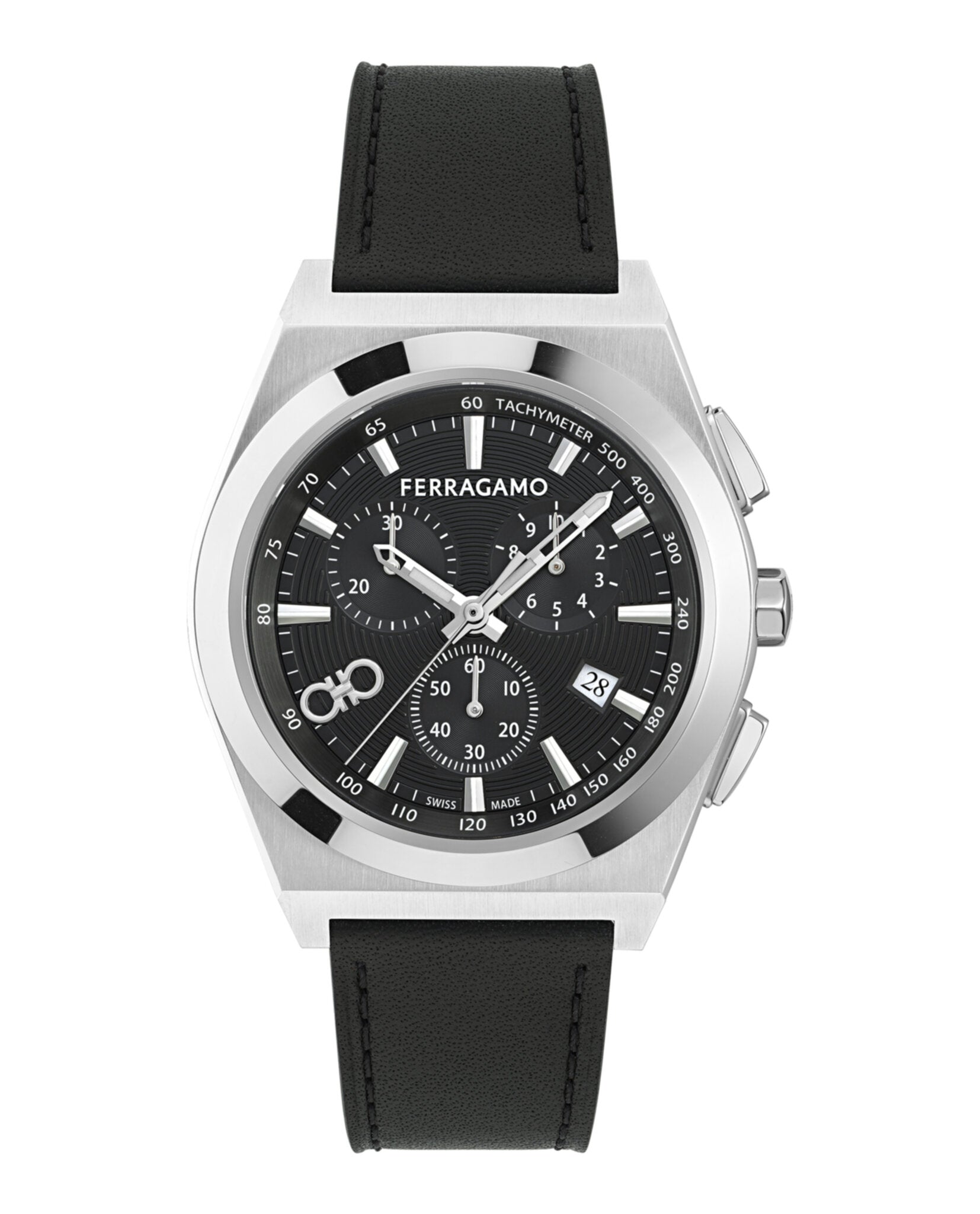 Vega Upper East Chrono Leather Watch