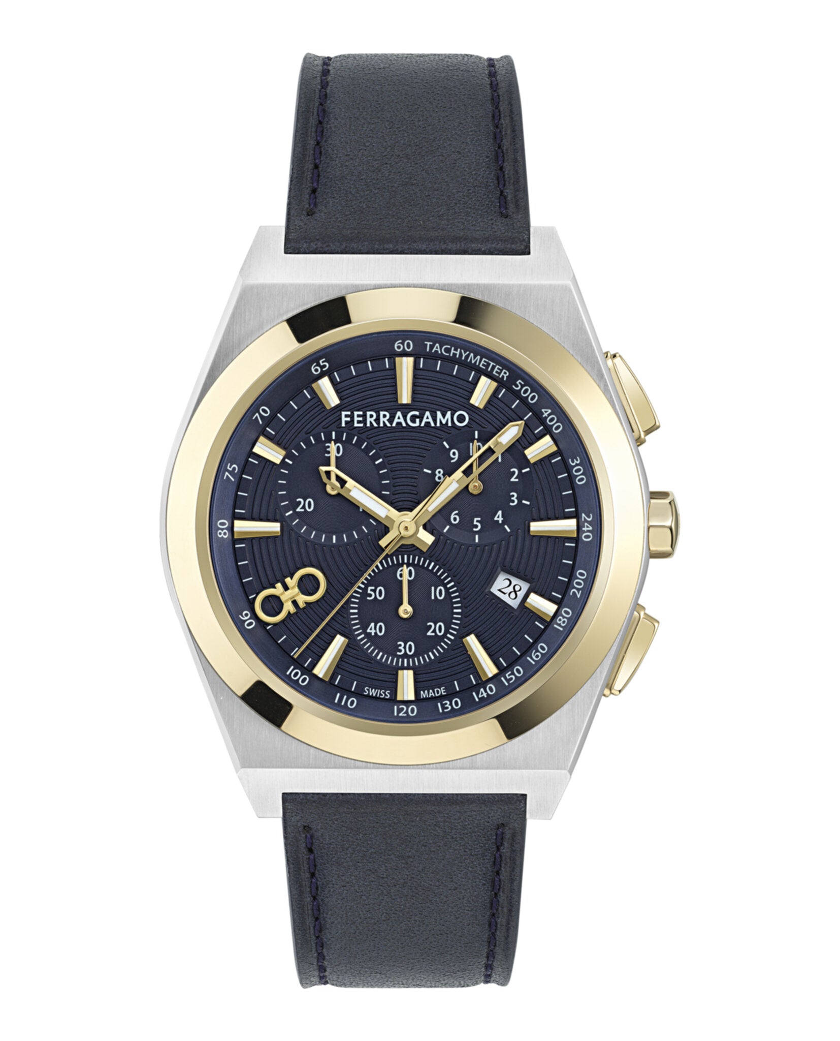 Vega Upper East Chrono Leather Watch