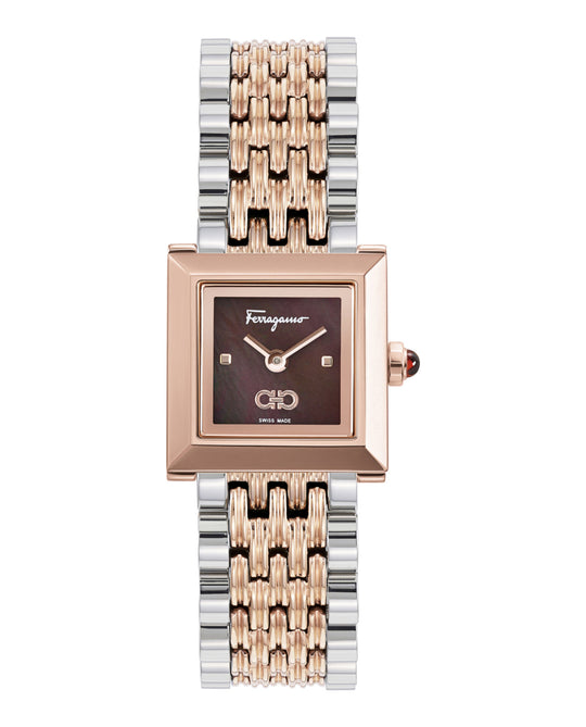 Ferragamo Square Bracelet Watch