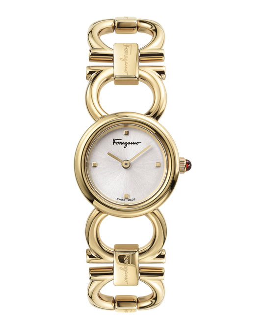 Double Gancini Bracelet Watch