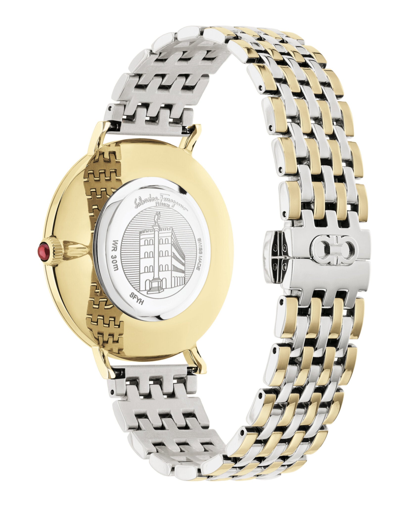 Ferragamo Logomania Mother of Pearl Watch