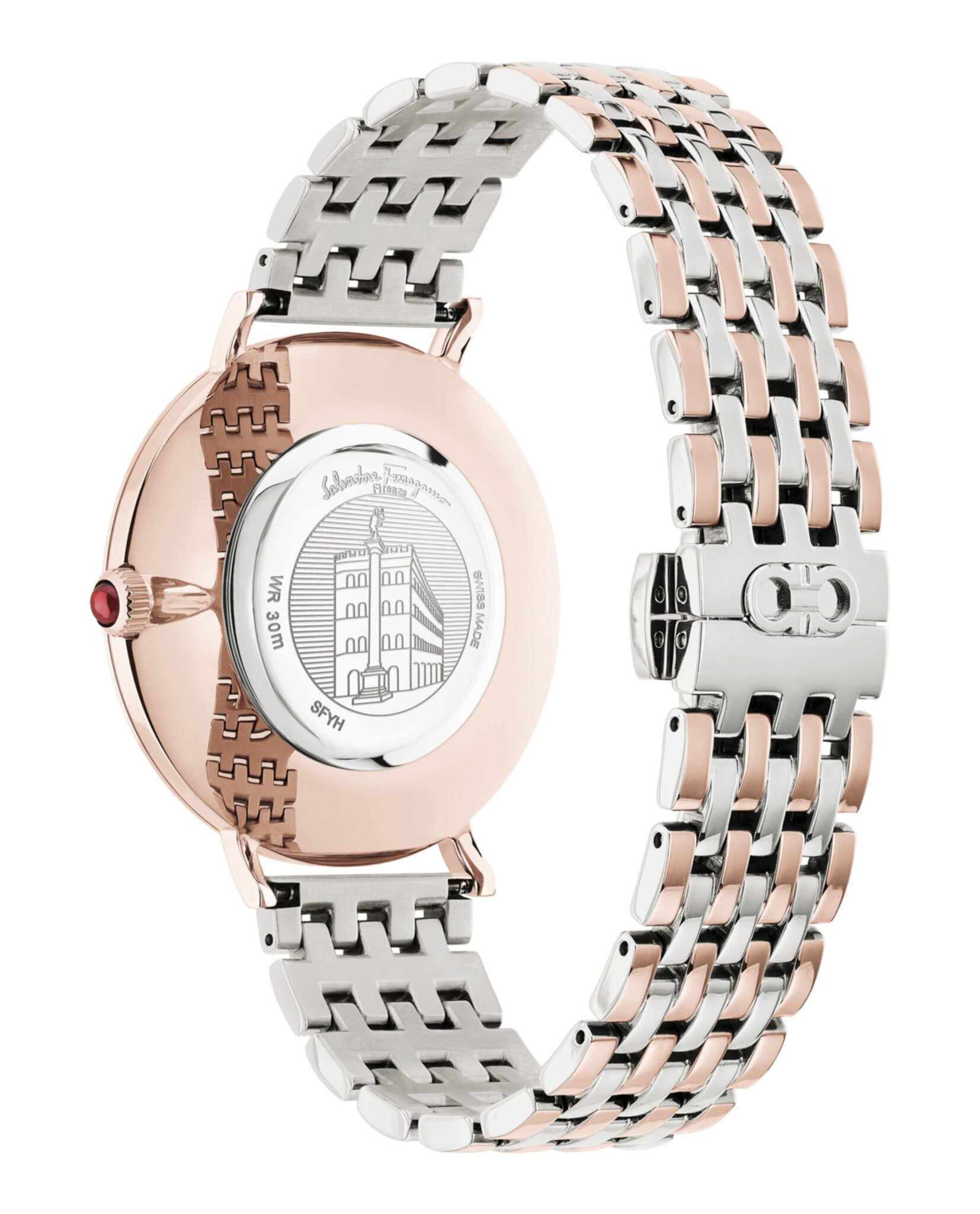 Ferragamo Logomania Mother of Pearl Watch