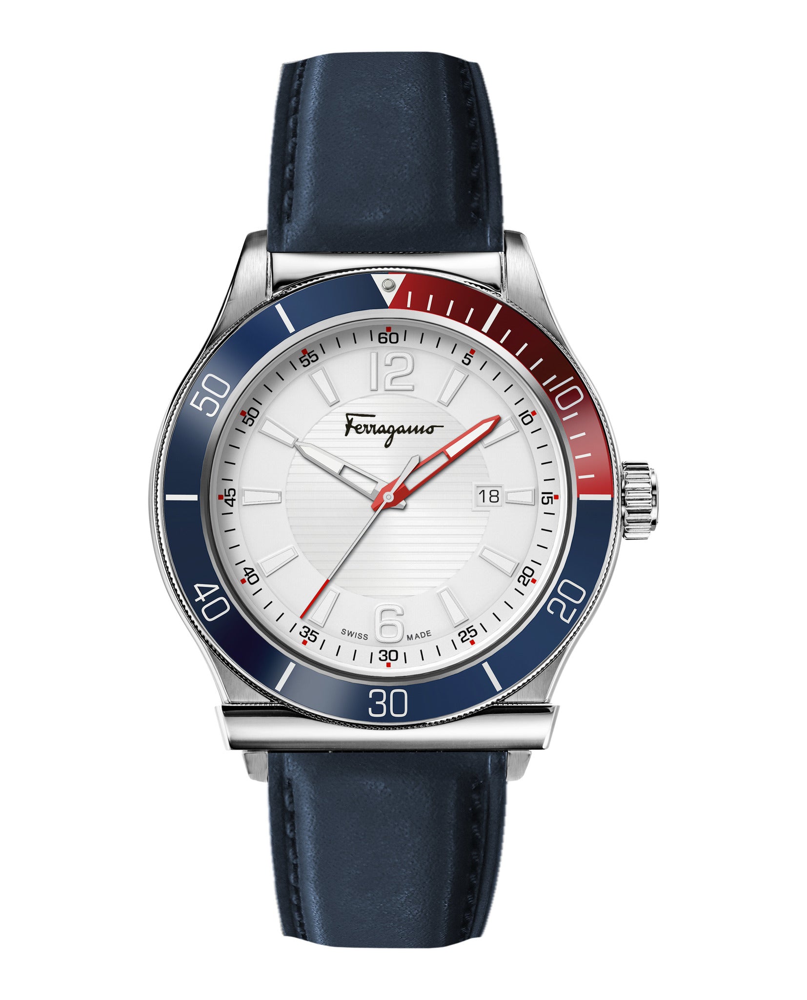 Ferragamo 1898 Sport Leather Watch