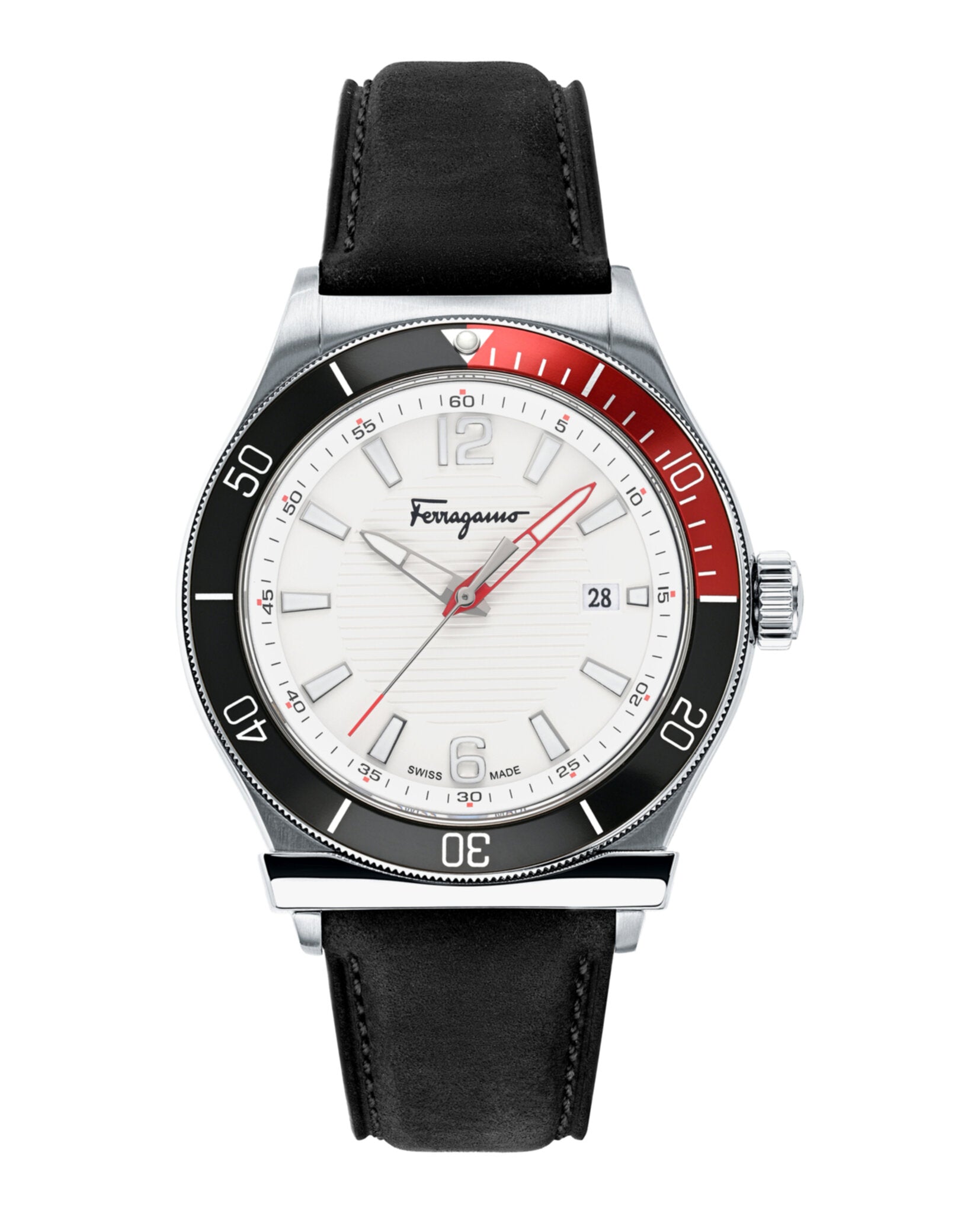 Ferragamo 1898 Sport Leather Watch