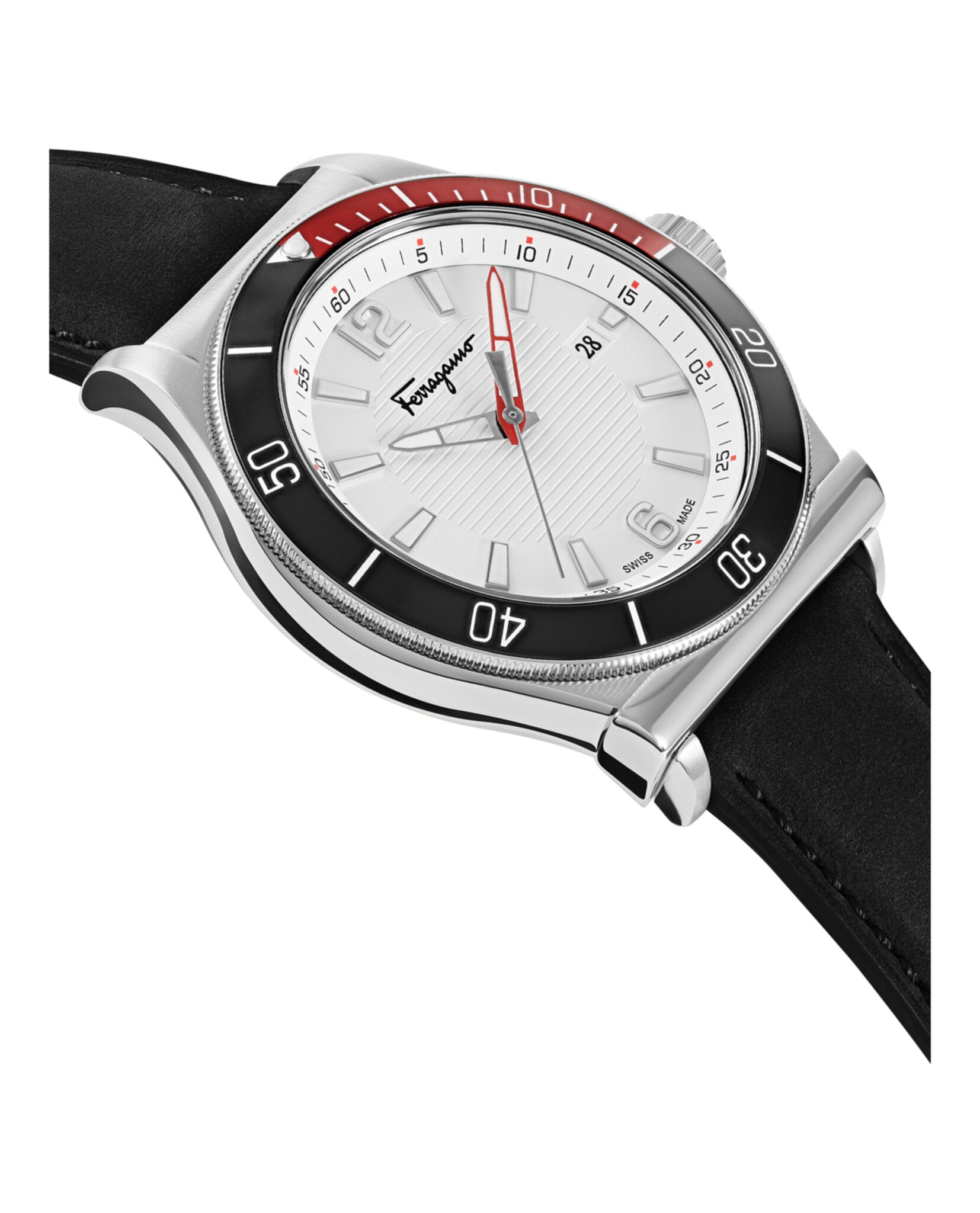 Ferragamo 1898 Sport Leather Watch