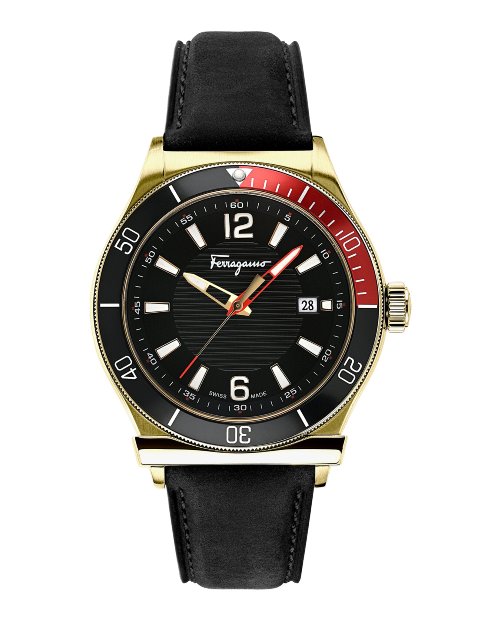 Ferragamo 1898 Sport Leather Watch