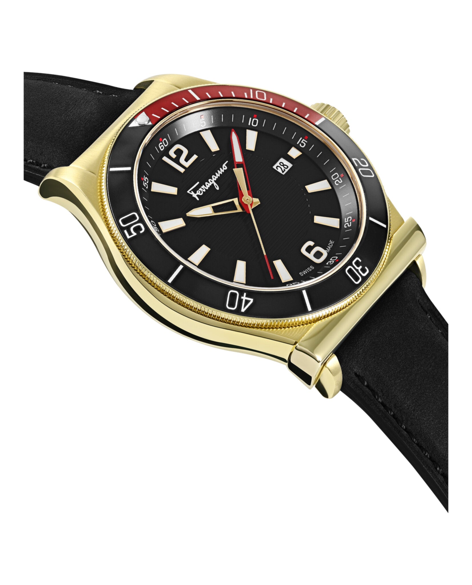 Ferragamo 1898 Sport Leather Watch