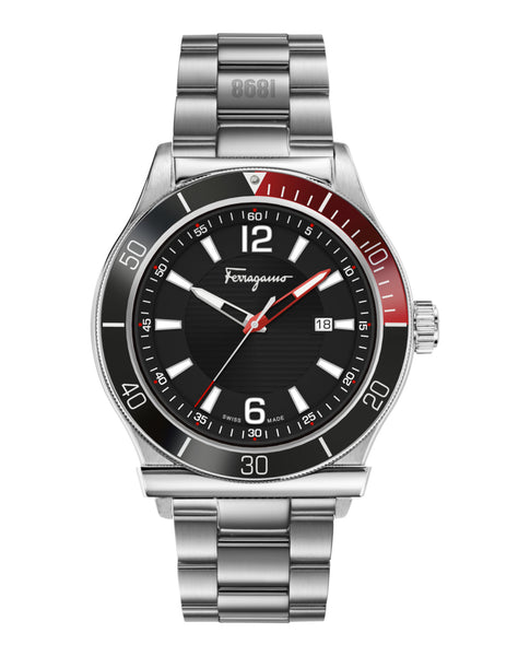 特別価格！ Salvatore Ferragamo クロノグラフ1898 Sport Watch Amazon.com: Ferragamo Ferragamo 1898 Sport Chrono Collection
