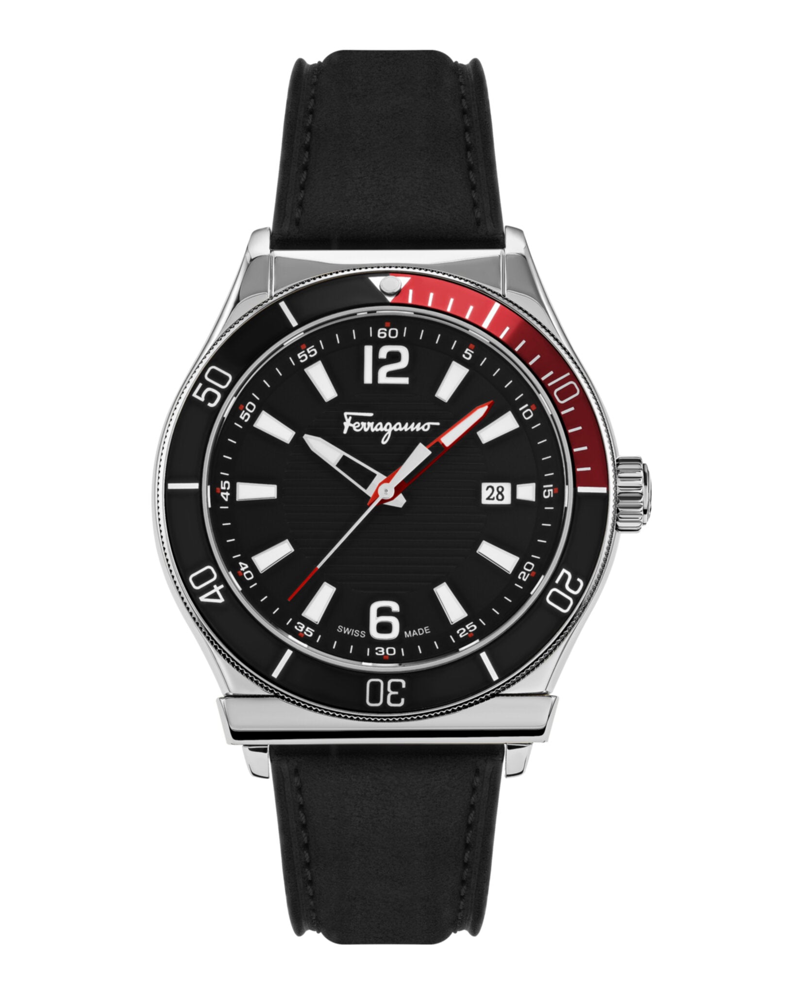 Ferragamo 1898 Sport Leather Watch