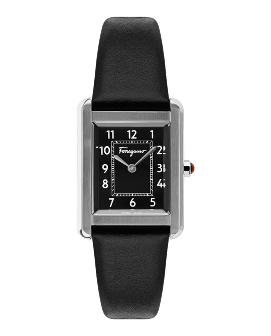 Ferragamo Portrait Leather Watch