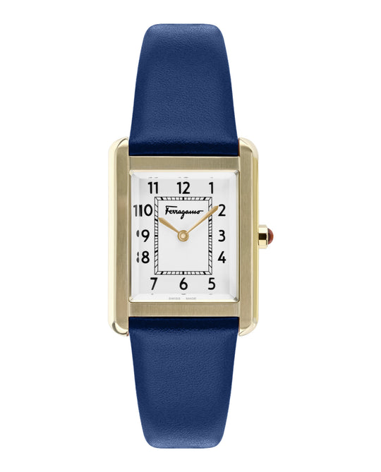 Ferragamo Portrait Leather Watch