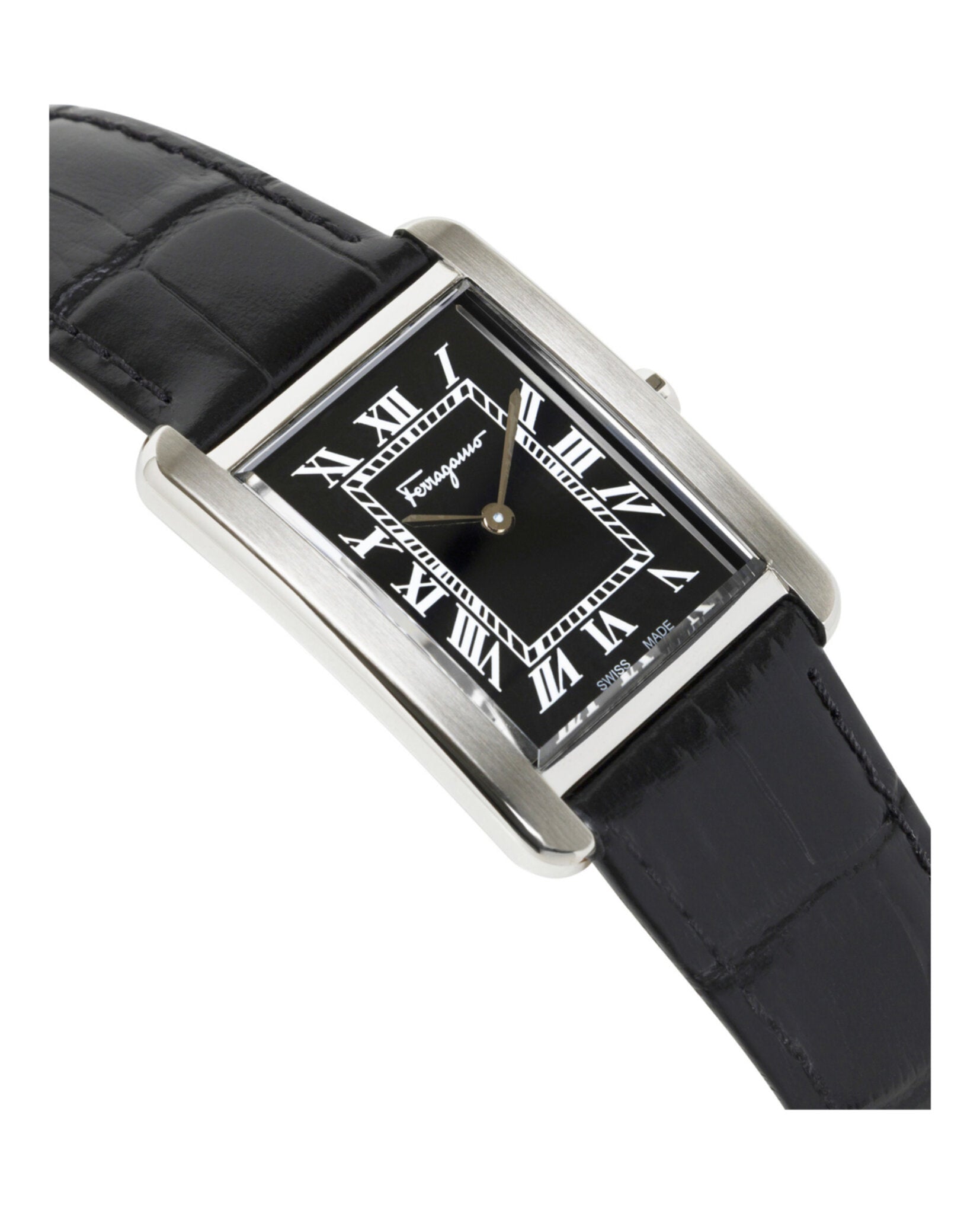 Ferragamo Portrait Leather Watch