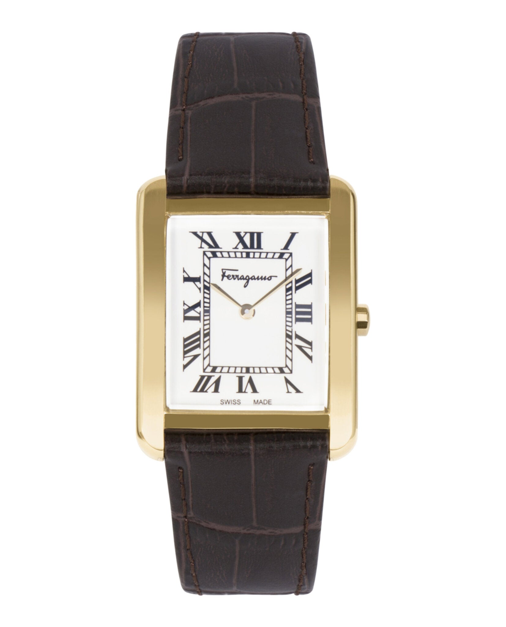 Ferragamo Portrait Leather Watch