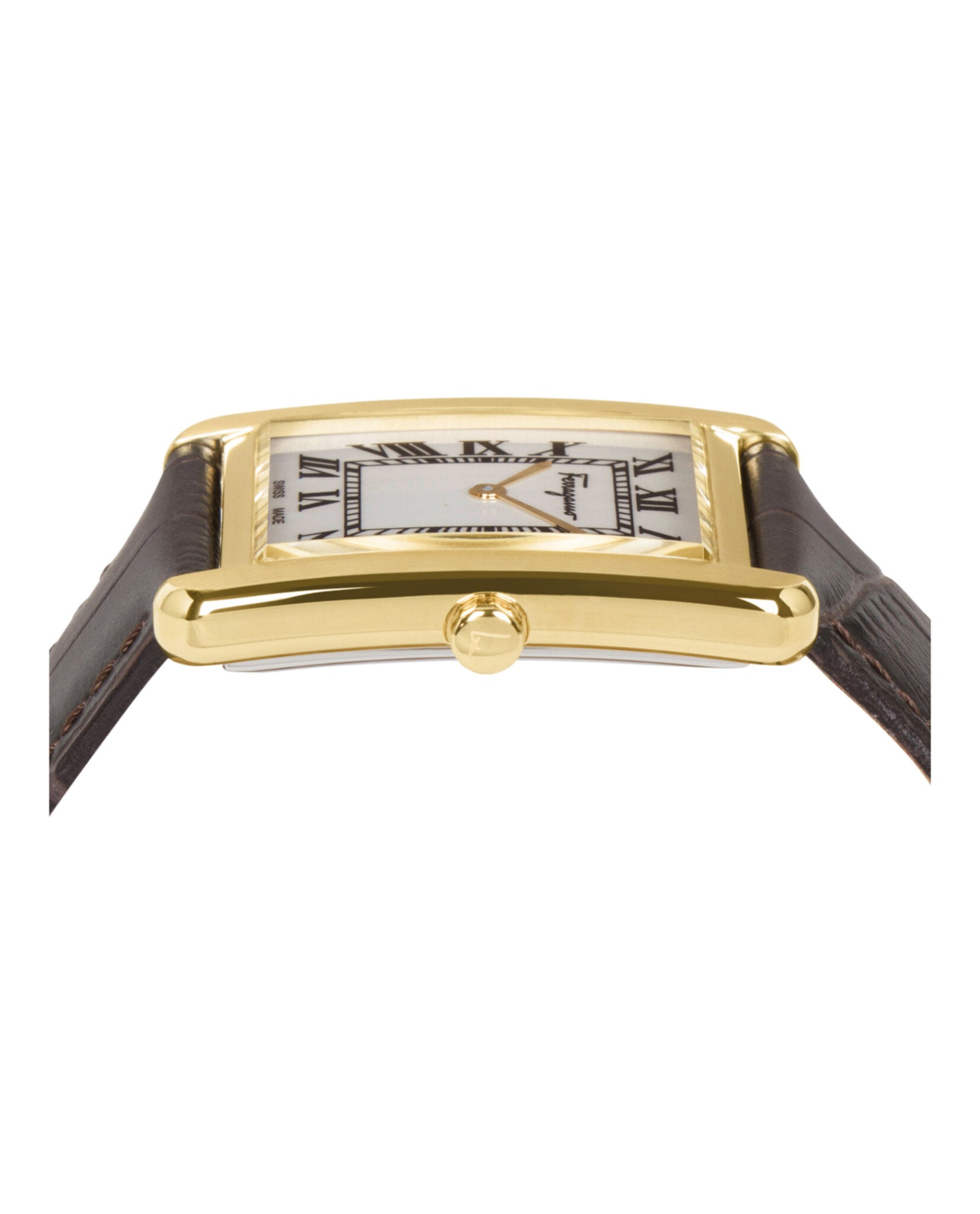 Ferragamo Portrait Leather Watch